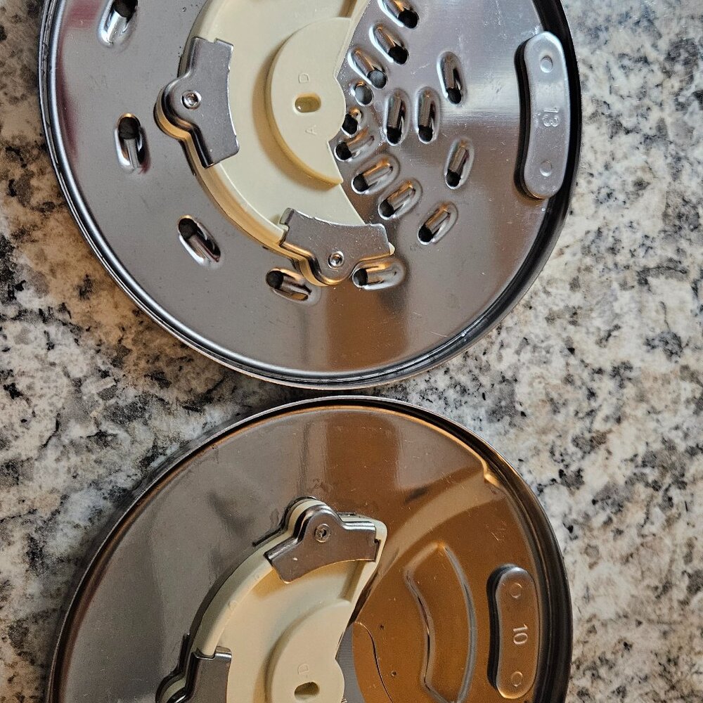 TWO DISCS Cuisinart blade disc DLC-837TX for DLC 8 or 10 & DLC-844TX 4MM - Picture 5 of 5